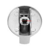 2Pcs 6mm Zinc Alloy Home Kitchen Gas Stove Knobs Cooker Oven Cooktop Metal Switch Control