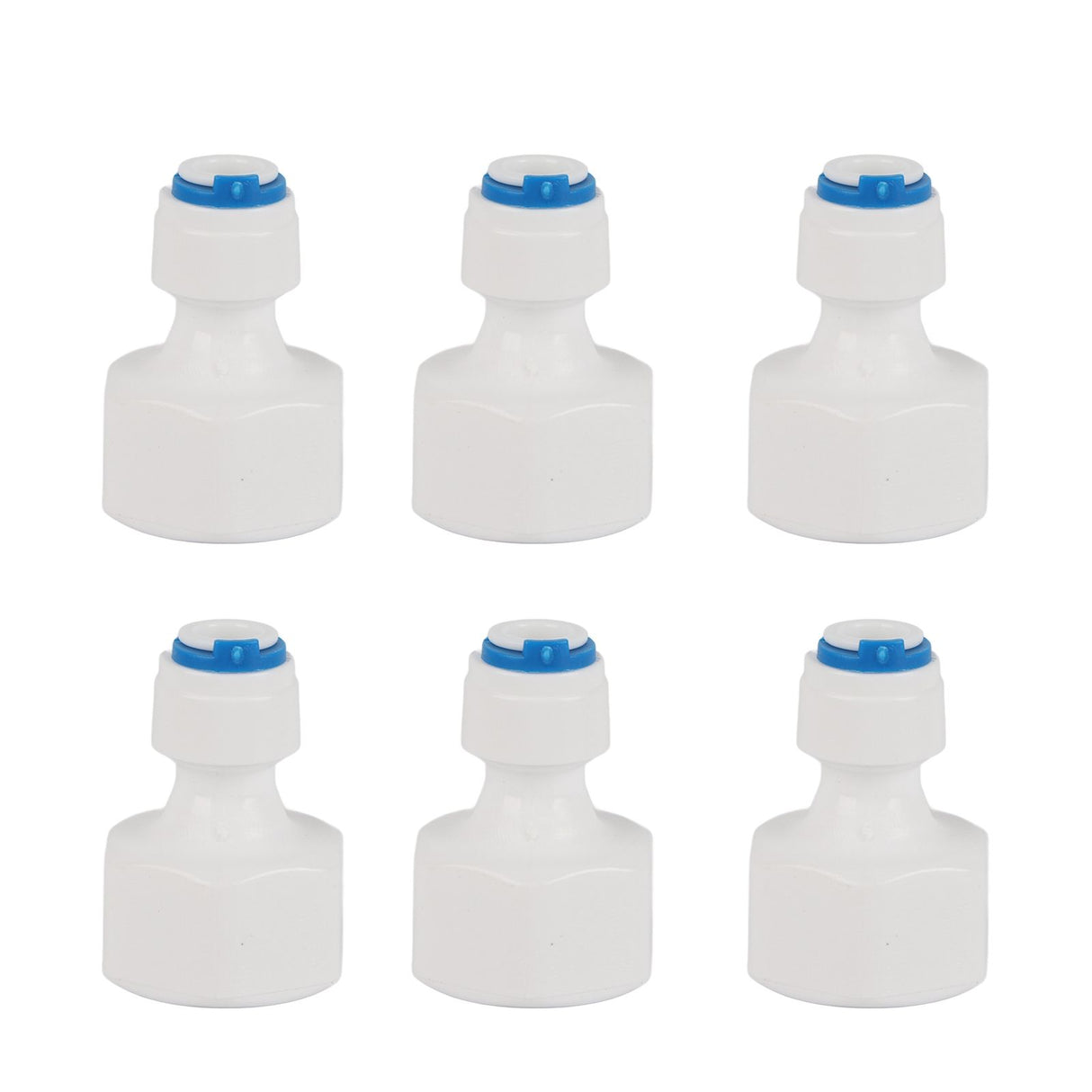 6pcs 1/4 Tube OD to 1/2 Female Push in Quick Connector for Water Filter Reverse Osmosis