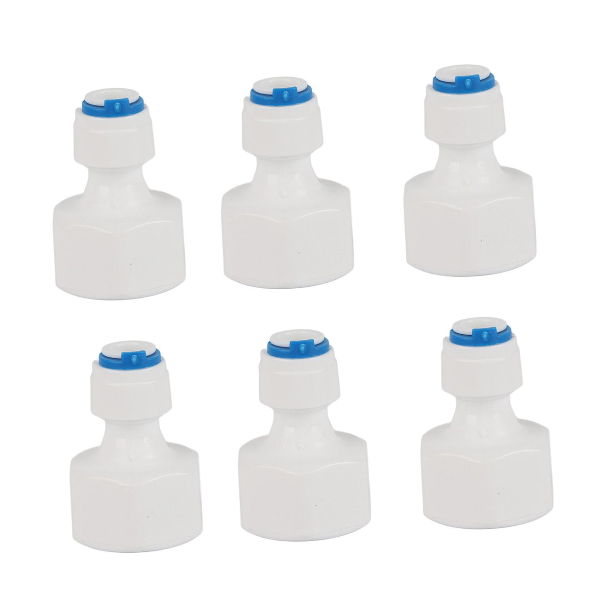 6pcs 1/4 Tube OD to 1/2 Female Push in Quick Connector for Water Filter Reverse Osmosis