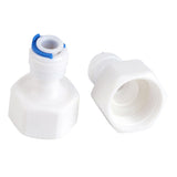 6pcs 1/4 Tube OD to 1/2 Female Push in Quick Connector for Water Filter Reverse Osmosis