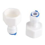 6pcs 1/4 Tube OD to 1/2 Female Push in Quick Connector for Water Filter Reverse Osmosis - Rear View