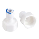 6pcs 1/4 Tube OD to 1/2 Female Push in Quick Connector for Water Filter Reverse Osmosis - Close-Up Angle