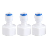 6pcs 1/4 Tube OD to 1/2 Female Push in Quick Connector for Water Filter Reverse Osmosis