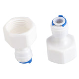 6pcs 1/4 Tube OD to 1/2 Female Push in Quick Connector for Water Filter Reverse Osmosis