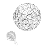 Modern Crystal Wall Lamp Bedside Night Light Bedroom Living Room Hall Lighting - Close-Up Angle