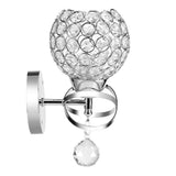 Modern Crystal Wall Lamp Bedside Night Light Bedroom Living Room Hall Lighting
