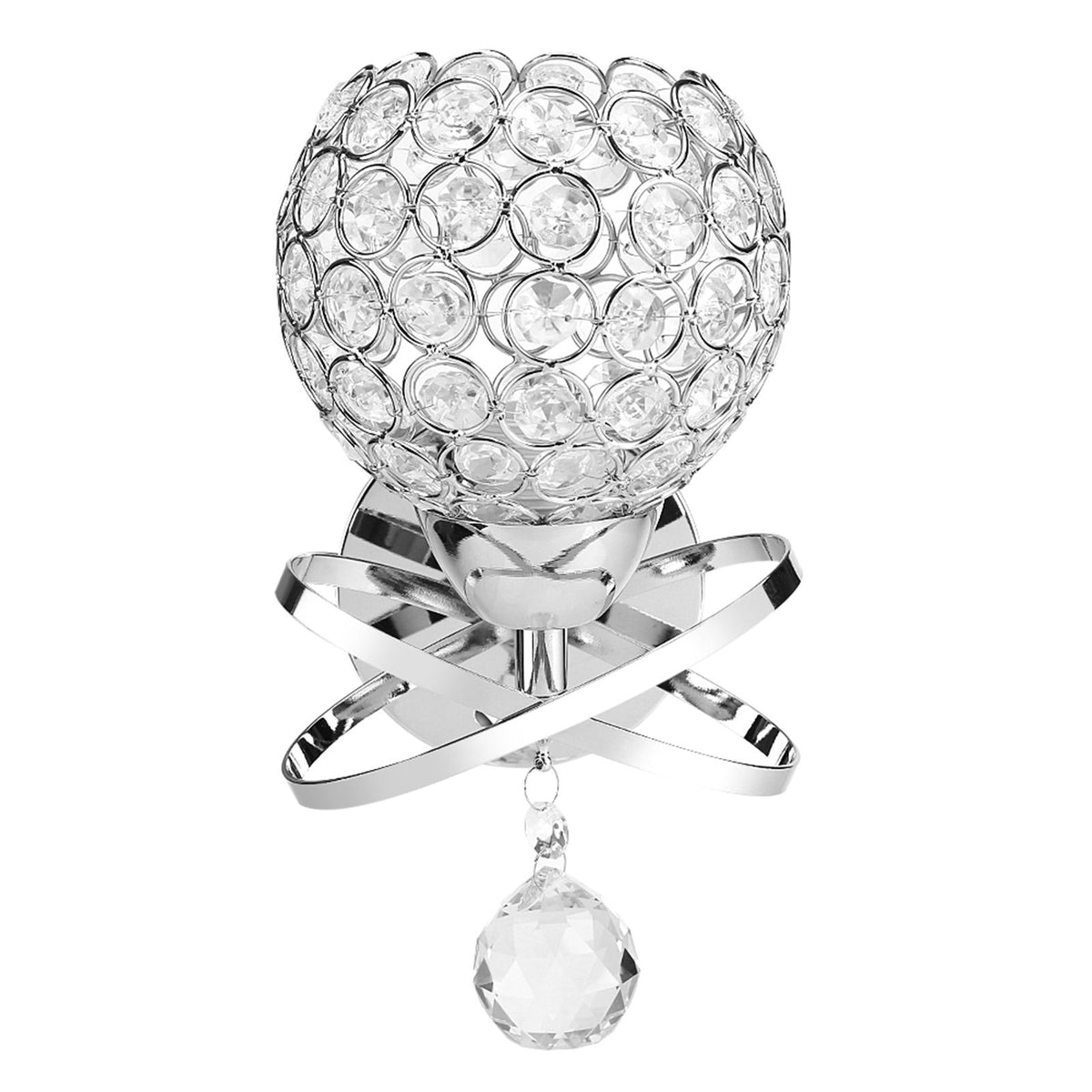 Modern Crystal Wall Lamp Bedside Night Light Bedroom Living Room Hall Lighting