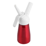 250mL Portable Red Aluminum Whipped Dessert Cream Butter Dispenser Whipper Foam Maker