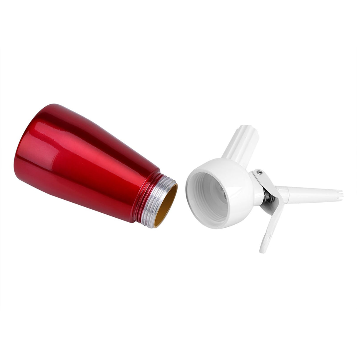 250mL Portable Red Aluminum Whipped Dessert Cream Butter Dispenser Whipper Foam Maker