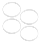 10cm White Rubber Sealing O Ring Gasket for Ninja Juicer Blender Replacement Seals - Top-Down View
