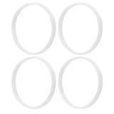 10cm White Rubber Sealing O Ring Gasket for Ninja Juicer Blender Replacement Seals - Close-Up Angle
