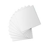 25pcs DIY Square Mirror Wall Stickers 15cm Self adhesive Tiles 3D Mirror Decor for DIY Acryli - Top-Down View