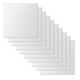 25pcs DIY Square Mirror Wall Stickers 15cm Self adhesive Tiles 3D Mirror Decor for DIY Acryli - Close-Up Angle