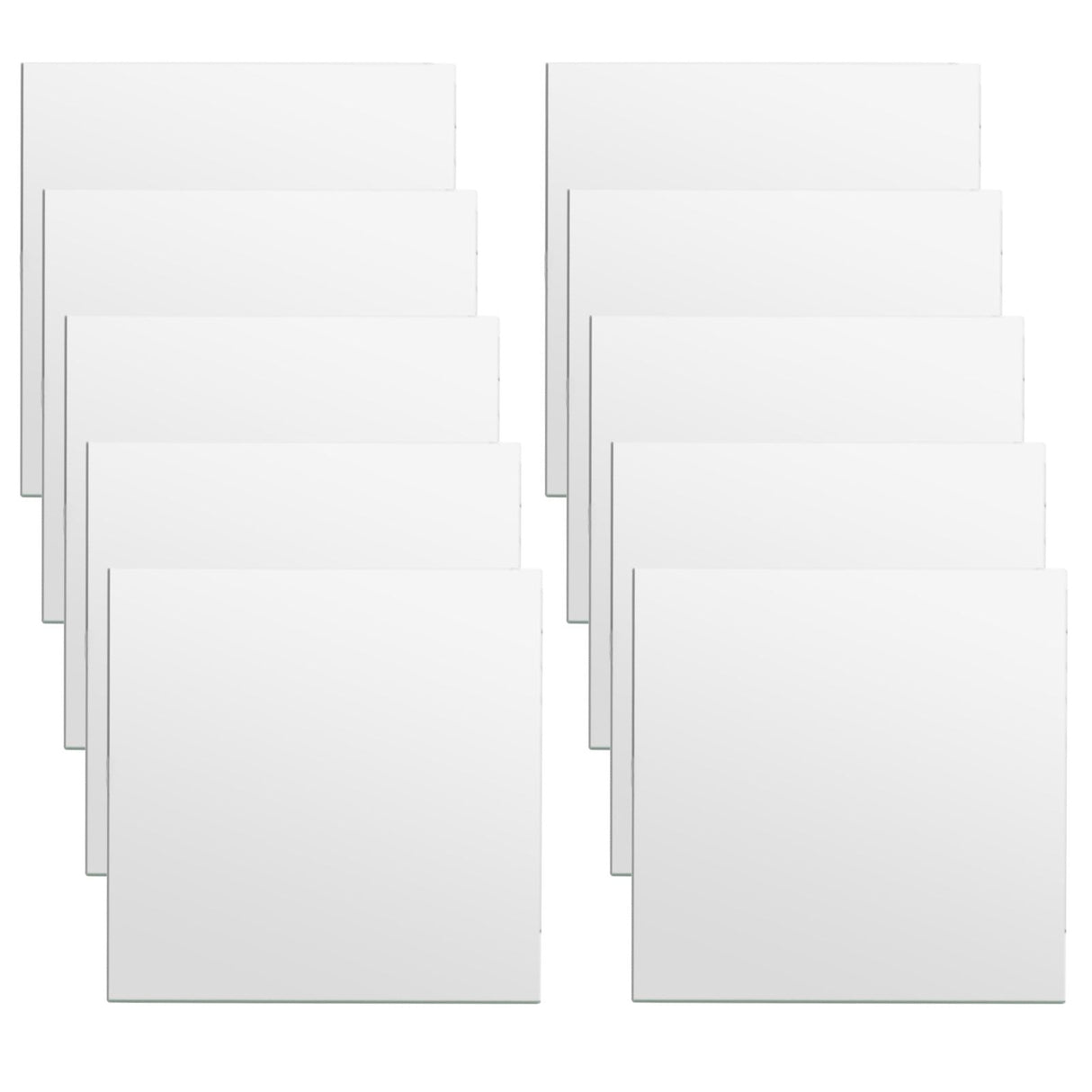 25pcs DIY Square Mirror Wall Stickers 15cm Self adhesive Tiles 3D Mirror Decor for DIY Acryli