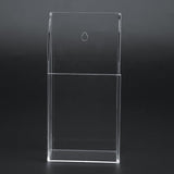 Acrylic Air Conditioner Remote Control Holder Case Storage Box Wall Mount 1 Case - Front View