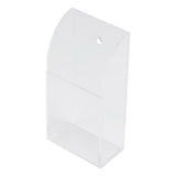 Acrylic Air Conditioner Remote Control Holder Case Storage Box Wall Mount 1 Case - Low Angle