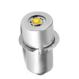 P13.5S 3W LED Flashlight Replacement Bulb Torch Lamp Emergency Work Light (Warm White 4~12V) - Low Angle