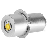 P13.5S 3W LED Flashlight Replacement Bulb Torch Lamp Emergency Work Light (Warm White 4~12V)