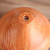 USB LED Touch Wood Grain Air Humidifier Purifier Oil Diffuser 300ml - Extra Image