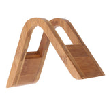 Wood Coffee Filters Dispenser Holder Display Shelf Filtering Paper Storage Rack Stand - Rear View