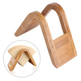 Wood Coffee Filters Dispenser Holder Display Shelf Filtering Paper Storage Rack Stand