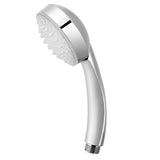 LED Shower Head 3 Color Changing Water Glow Light Temperature Sensor Bathroom - Rear View