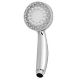 LED Shower Head 3 Color Changing Water Glow Light Temperature Sensor Bathroom - Close-Up Angle