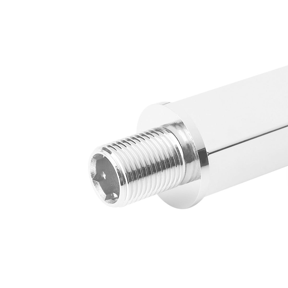 16 Inch Long Polished Stainless Steel Wall Mounted Shower Head Extension Showers Arm