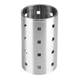 SSGP Stainless Steel Kitchen Cutlery Holder Chopsticks Tableware Storage Rack Organizer (L) - Side View
