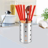 SSGP Stainless Steel Kitchen Cutlery Holder Chopsticks Tableware Storage Rack Organizer (L)