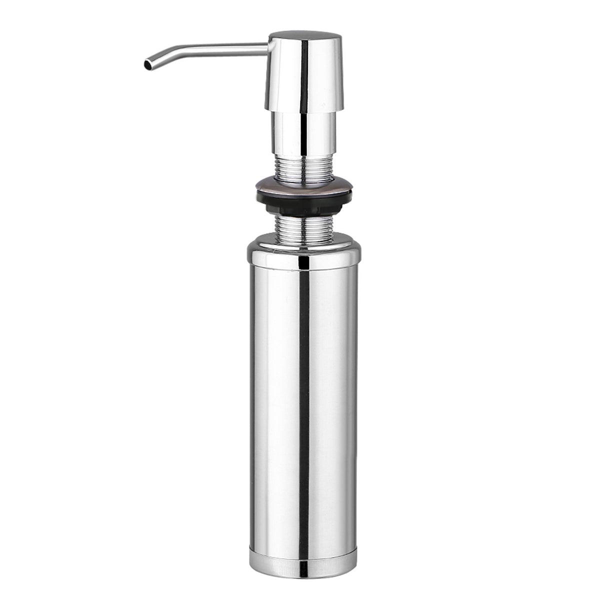 250ML Stainless Steel Liquid Soap Dispenser Bottle Kitchen Bathroom Shower Lotion Shampoo Pump