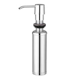 250ML Stainless Steel Liquid Soap Dispenser Bottle Kitchen Bathroom Shower Lotion Shampoo Pump