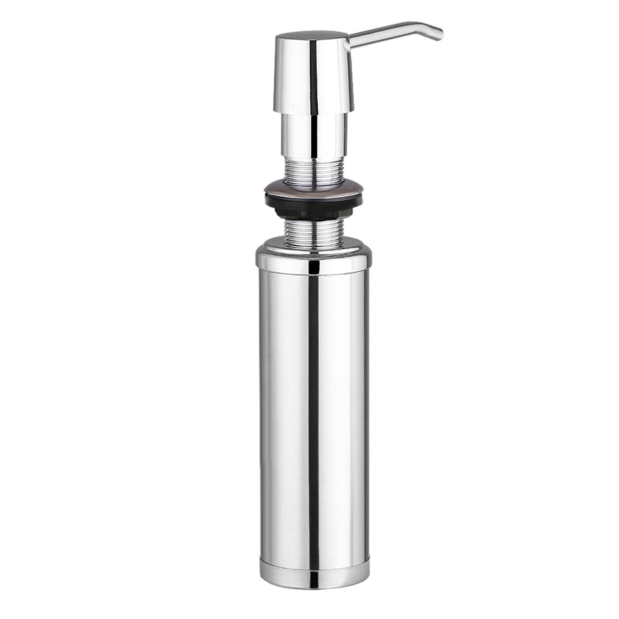 250ML Stainless Steel Liquid Soap Dispenser Bottle Kitchen Bathroom Shower Lotion Shampoo Pump