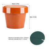 Novelty Potted Cactus Cup Mat Pad Heat Insulation Coasters Table Desktop Decoration - Front View