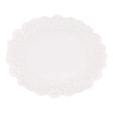 180Pcs Hollowed Decorative Paper Doilies Cake Mat Crafts Wedding Party Decoration 9.5 Inch - Side View