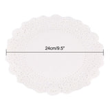 180Pcs Hollowed Decorative Paper Doilies Cake Mat Crafts Wedding Party Decoration 9.5 Inch