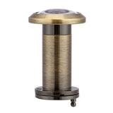200 Degree Wide Viewing Angle Door Viewer with Heavy Duty Privacy Cover Green Bronze - Side View