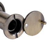 200 Degree Wide Viewing Angle Door Viewer with Heavy Duty Privacy Cover Green Bronze - 45-Degree Angle