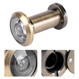 200 Degree Wide Viewing Angle Door Viewer with Heavy Duty Privacy Cover Green Bronze