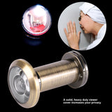 200 Degree Wide Viewing Angle Door Viewer with Heavy Duty Privacy Cover Green Bronze