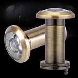 200 Degree Wide Viewing Angle Door Viewer with Heavy Duty Privacy Cover Green Bronze - Extra Image