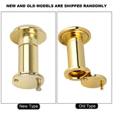 200 Degree Wide Viewing Angle Door Viewer with Heavy Duty Privacy Cover Gold - Extra Image