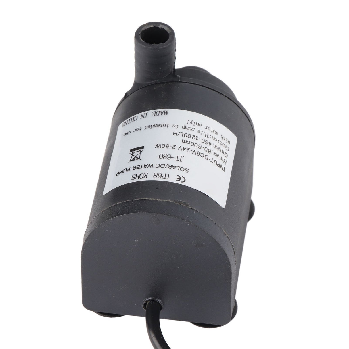 DC 24V 1000L/H Hot Water Circulation Pump Solar Brushless Motor 7m Lift