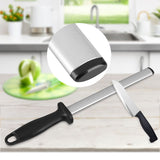 8 Inch Professional Knife Sharpening Steel Rod Home Kitchen Sharpener Stone Tool - Extra Image