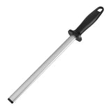 10 Inch Professional Knife Sharpening Steel Rod Home Kitchen Sharpener Stone Tool - Side View