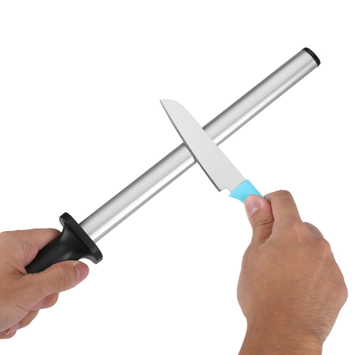 10 Inch Professional Knife Sharpening Steel Rod Home Kitchen Sharpener Stone Tool