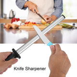10 Inch Professional Knife Sharpening Steel Rod Home Kitchen Sharpener Stone Tool - Extra Image