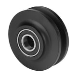 2Pcs Sliding Barn Door Wheel Closet Hardware Roller Cabinet Window Pulley Home Use - Top-Down View