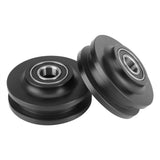 2Pcs Sliding Barn Door Wheel Closet Hardware Roller Cabinet Window Pulley Home Use