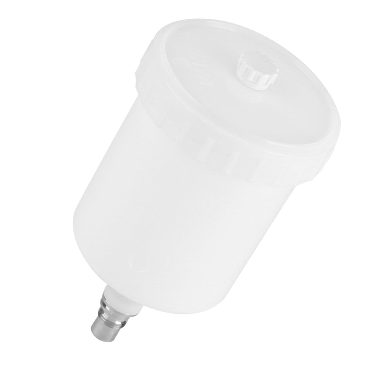 Plastic Cup Air Gravity Paint Pot Thread Connector for Spray Gun Tool 600ml Capacity